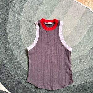 Free People Ribbed Sleeveless Tank Top